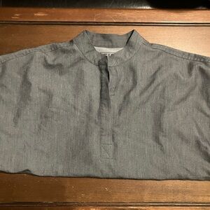 Figs Rafaela top Graphite size XXS